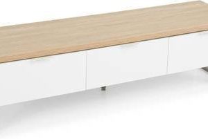 TV-taso Melissa 3 lokerolla valkoinen