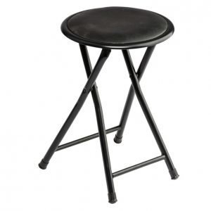 Taittojakkara Korkeus 45 Cm Musta