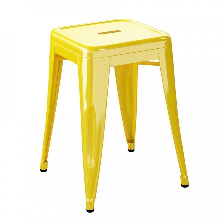 Tolix Jakkara Keltainen / Kiiltävä H50 Cm