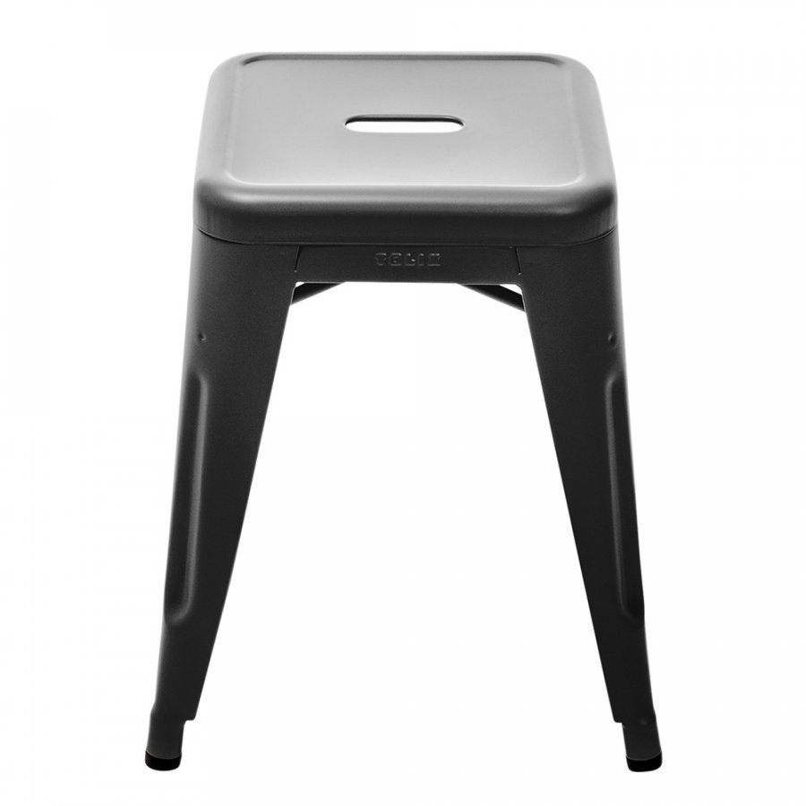 Tolix Jakkara Musta / Kiiltävä H50 Cm