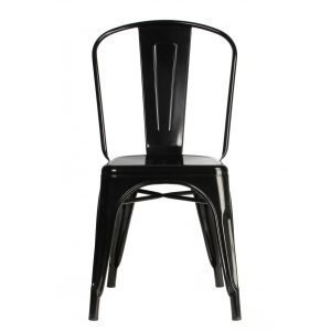 Tolix Tuoli A Musta / Kiiltävä