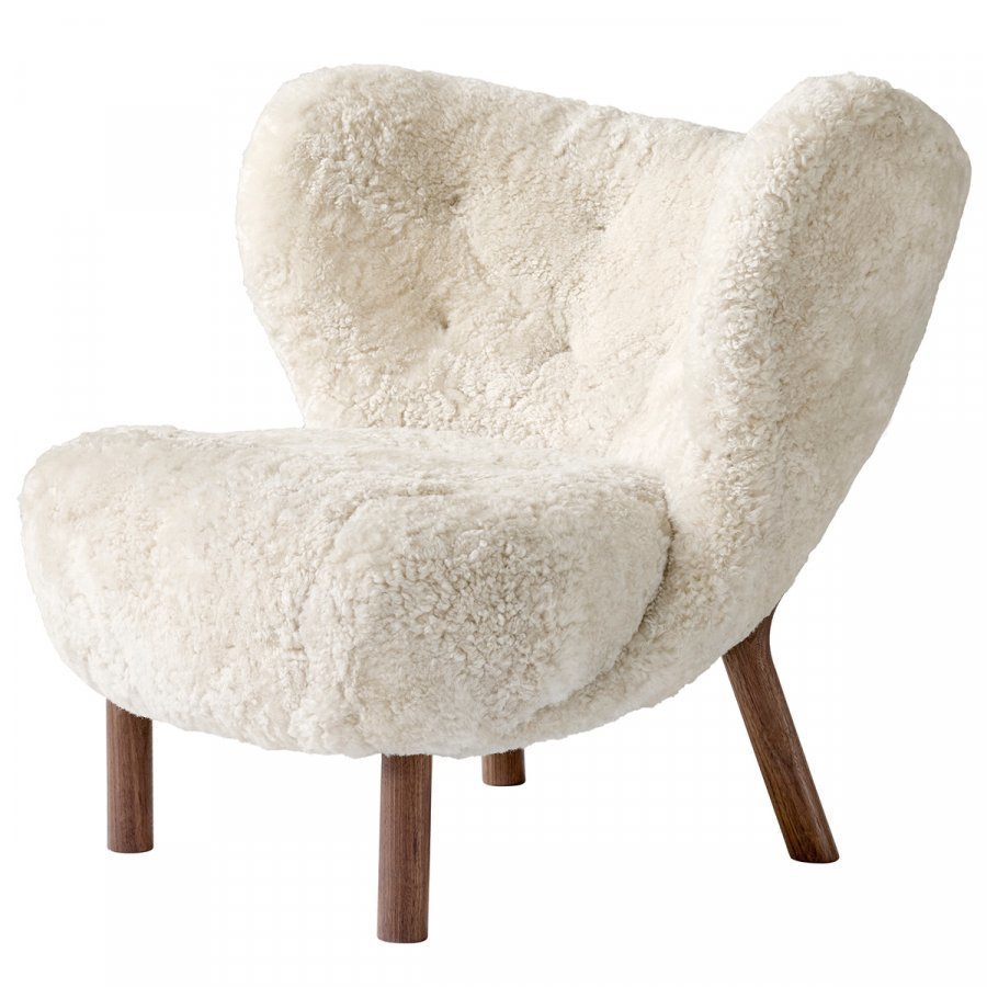 &Tradition Little Petra Nojatuoli Skandilock Lampaantalja Pähkinä