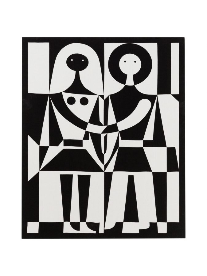 Vitra Black-And-White Tekstiiliseinäpaneeli