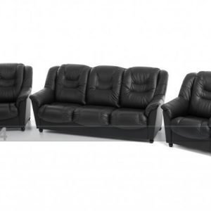 Võru Empak Sohvaryhmä Nahka Mann 3+1+1