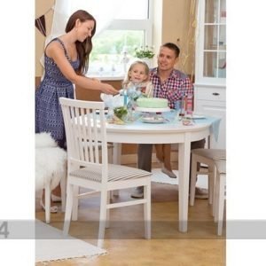 Wermo Jatkettava Ruokapöytä Family 105x165-215 Cm Valkoinen