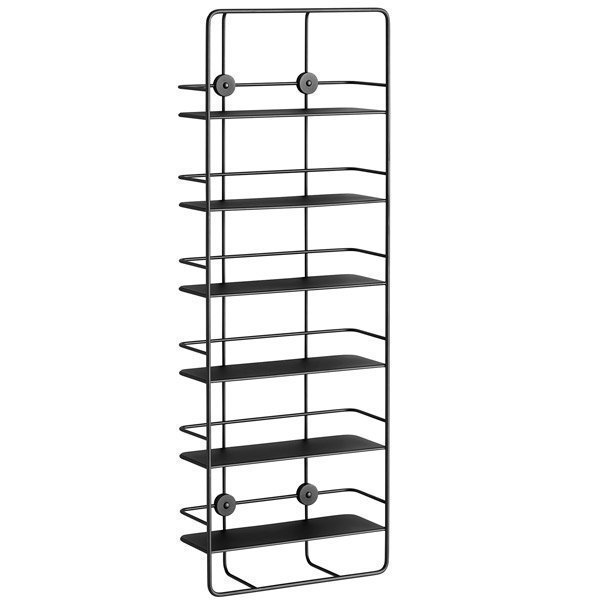 Woud Coupé Pystysuora Hylly Musta