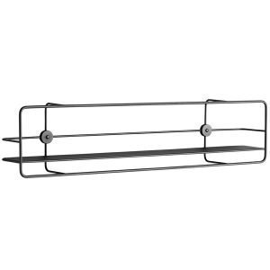 Woud Coupé Vaakasuora Hylly Musta