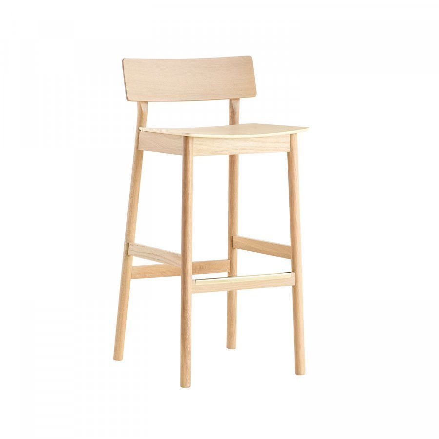 Woud Pause Baarituoli H75 Valkopigmentoitu Tammi