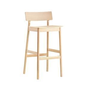 Woud Pause Baarituoli Valkopigmentoitu Tammi H75 Cm