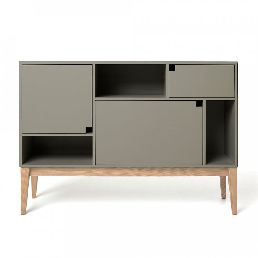 Zweed Citti 6x3 Kaappi Harmaa / Tammi