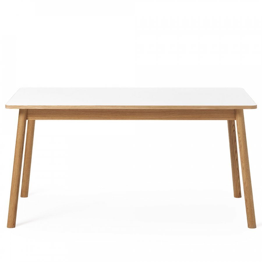 Zweed Dino+ Ruokapöytä Tammi / Valkoinen Laminaatti