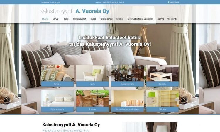 Kalustemyynti A Vuorela Oy