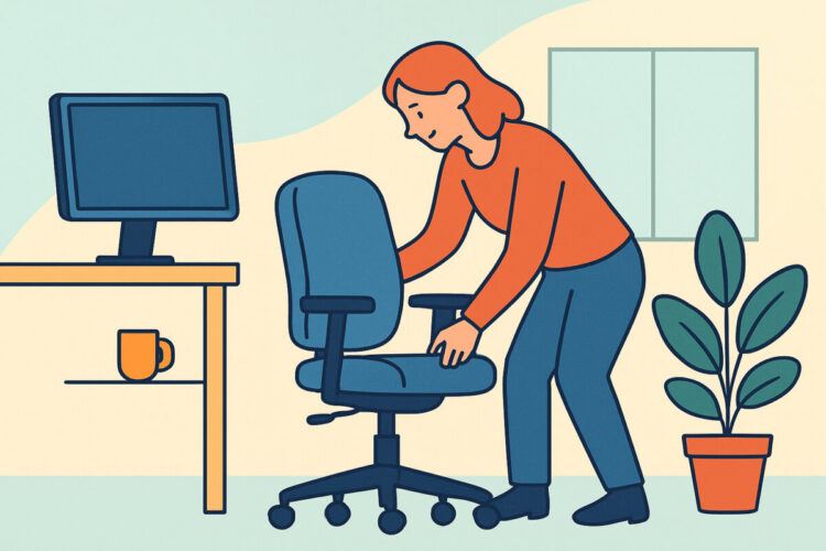 Toimistotuolin valinta – ergonomia ja säädöt oikein